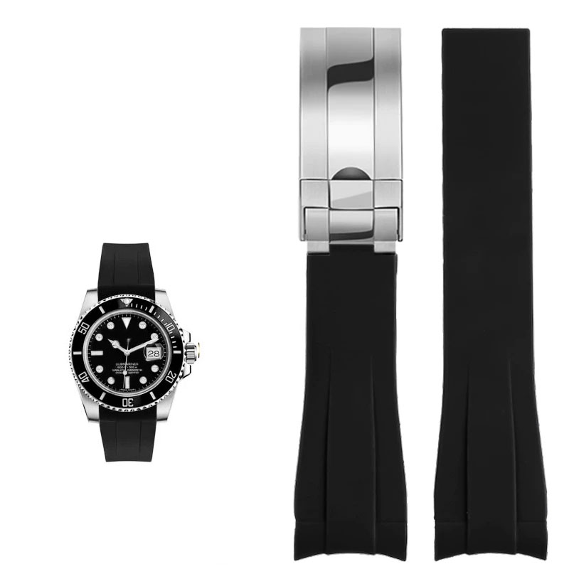 Rolex Watch Submariner - Acessórios de Relógio de Silicone de