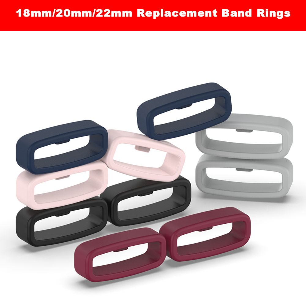 Silicone Watch Band 22Mm - Anel de borracha para relógio, 18