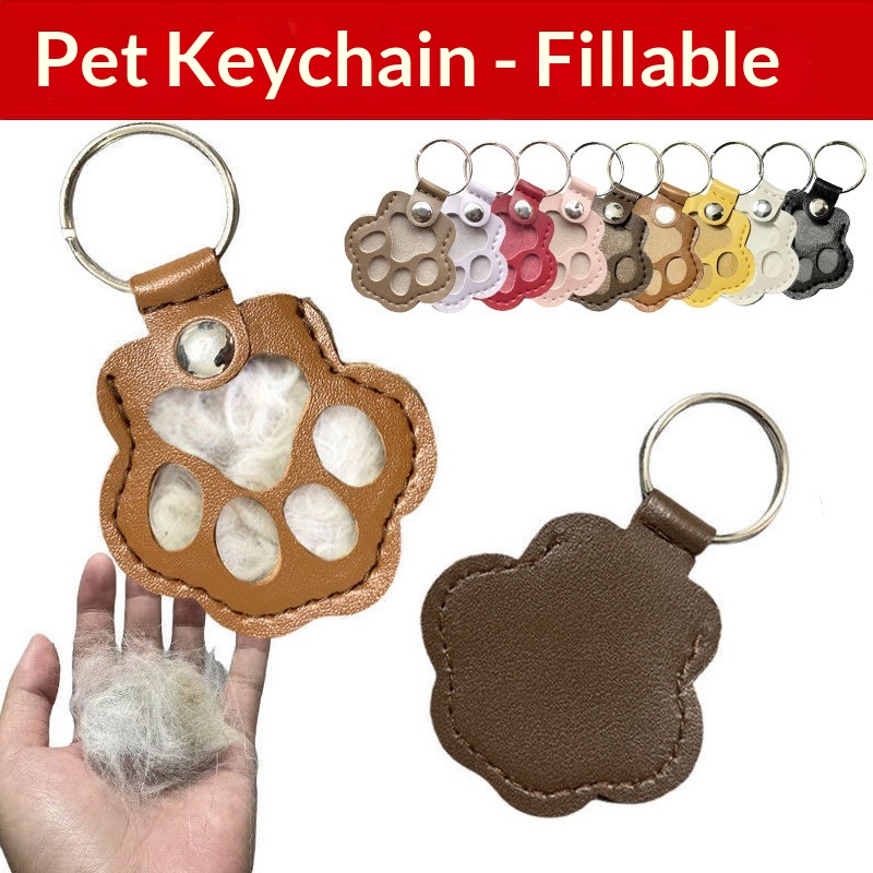 Leather Strap Quick Release - Chaveiro Coletor de Pelos de Cão
