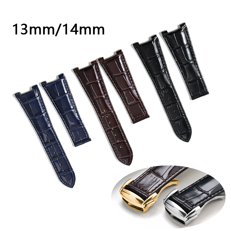 Omega Watch Constellation - Pulseira de couro genuíno para omega
