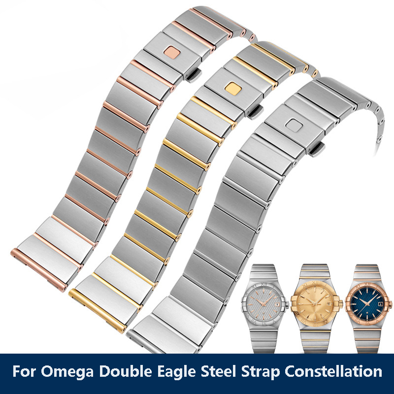 Omega Watch Constellation - Pulseira de Aço Omega Double Eagle