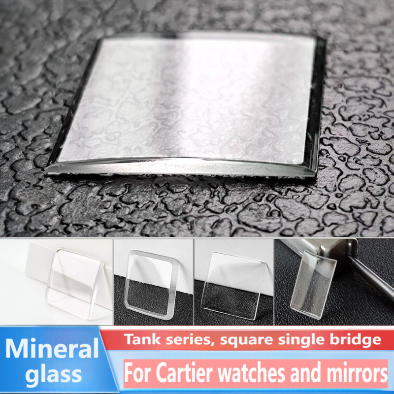 Cartier Watch Tank - Cristal de Ponte Única Quadrada para