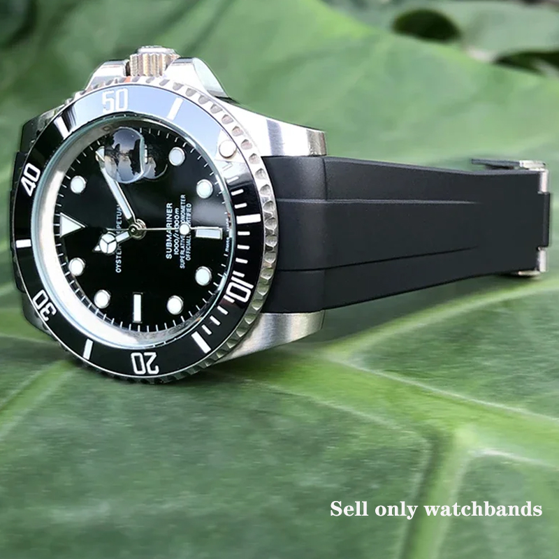 Rolex Watch Datejust - Pulseira de Silicone Premium para Relógios