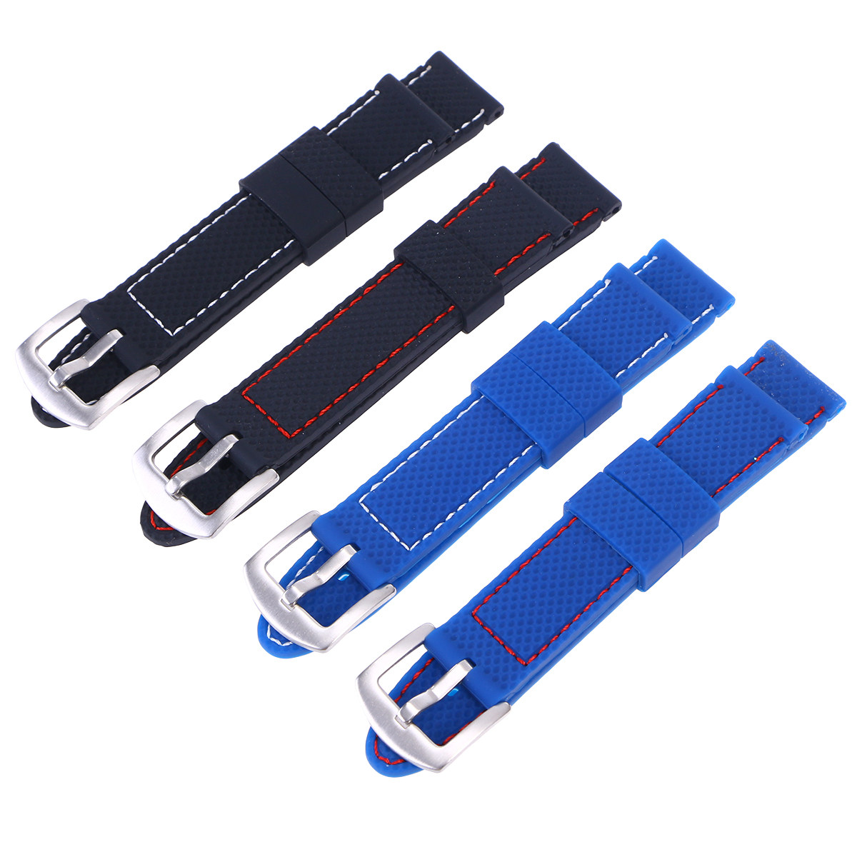 Silicone Watch Band 22Mm - Pulseira de relógio de silicone à