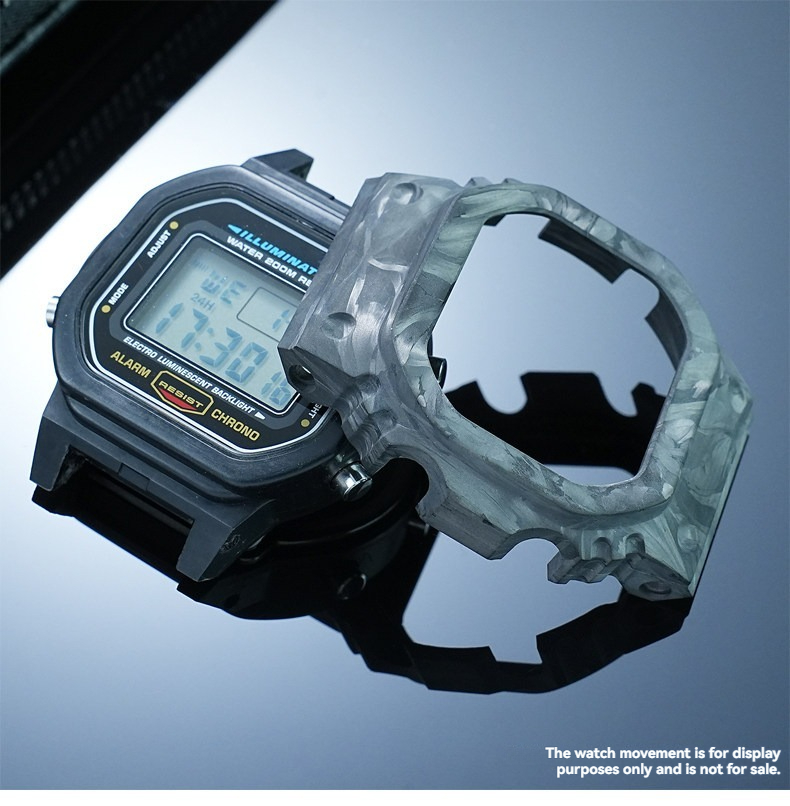 Casio Watch G-Shock Dw-5600 - Caixa de Relógio Modificada em Fibra