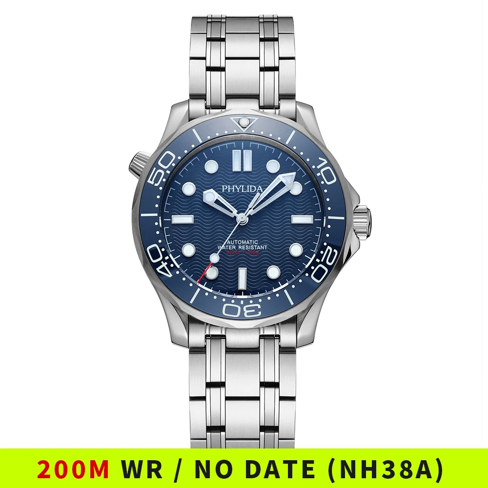 Seiko Watch Prospex - PHYLIDA Dial Azul NH38a Relógio Automático