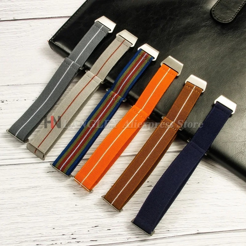 Parachute Strap Elastic - Faixa de relógio de náilon elástica
