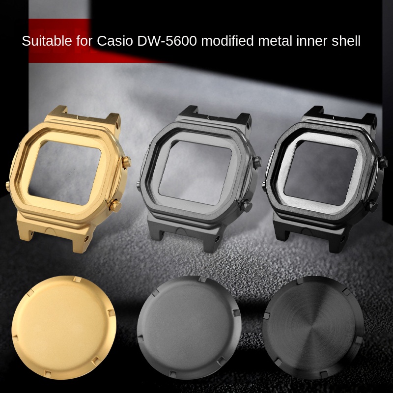 Casio Watch G-Shock Dw-5600 - Caixa interna de aço inoxidável para
