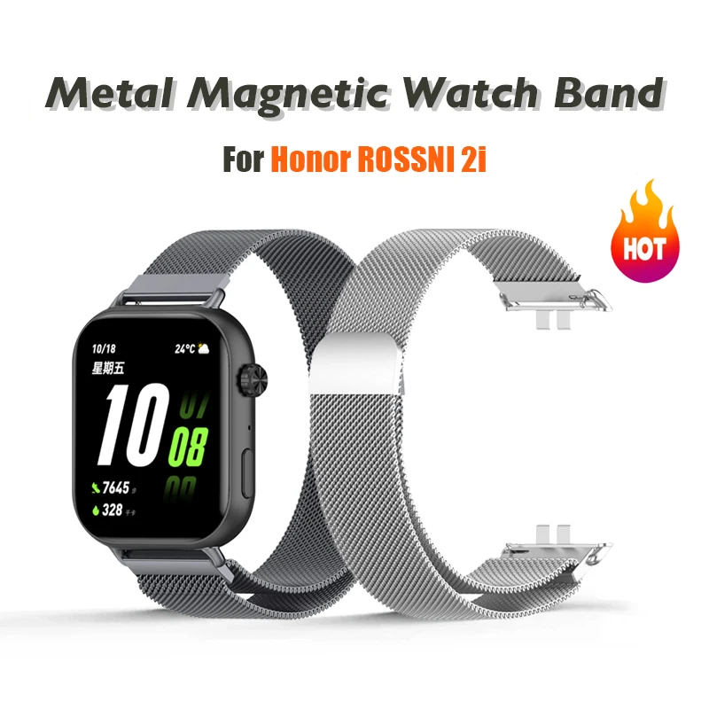 Milanese Loop Magnetic - Pulseira milanesa magnética de metal de
