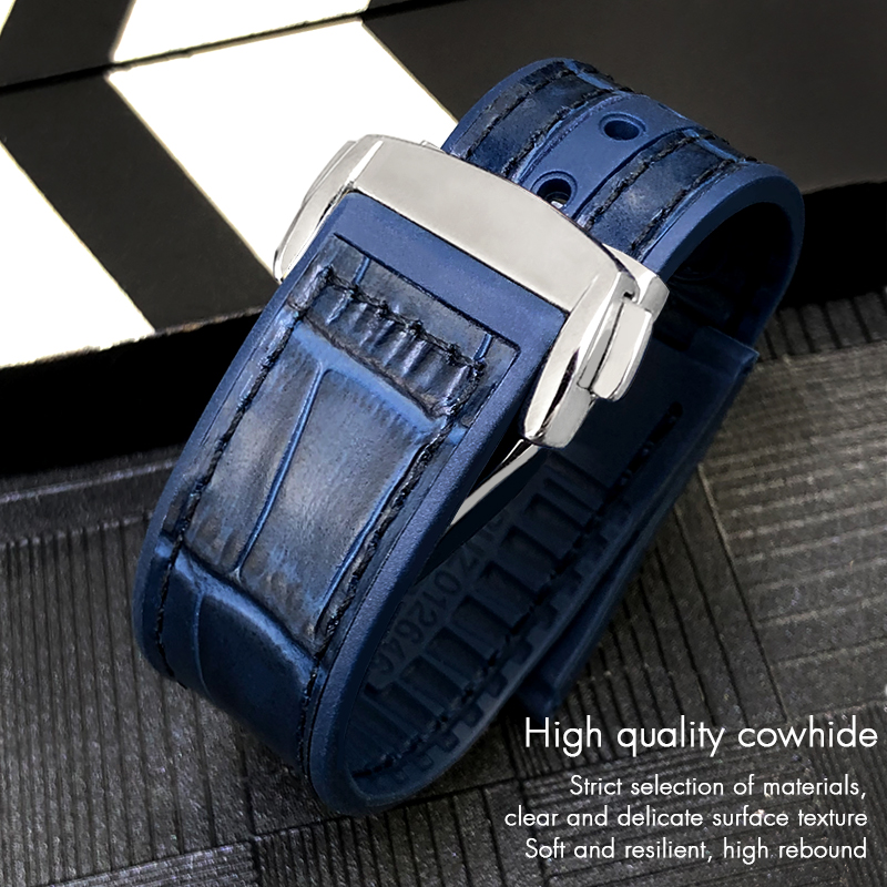 Pulseira de relógio de couro d - Omega Watch Constellation avaliação e preço