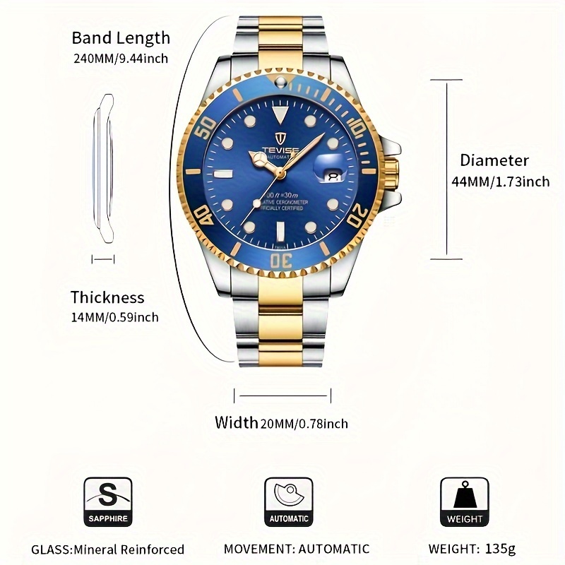 Tevise novo relógio de pulso m - Rolex Watch Datejust avaliação e preço