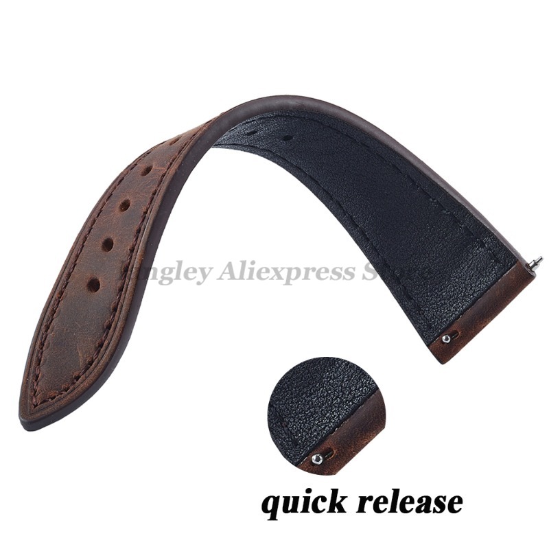 Liberação rápida vintage retro - Leather Strap Quick Release avaliação e preço
