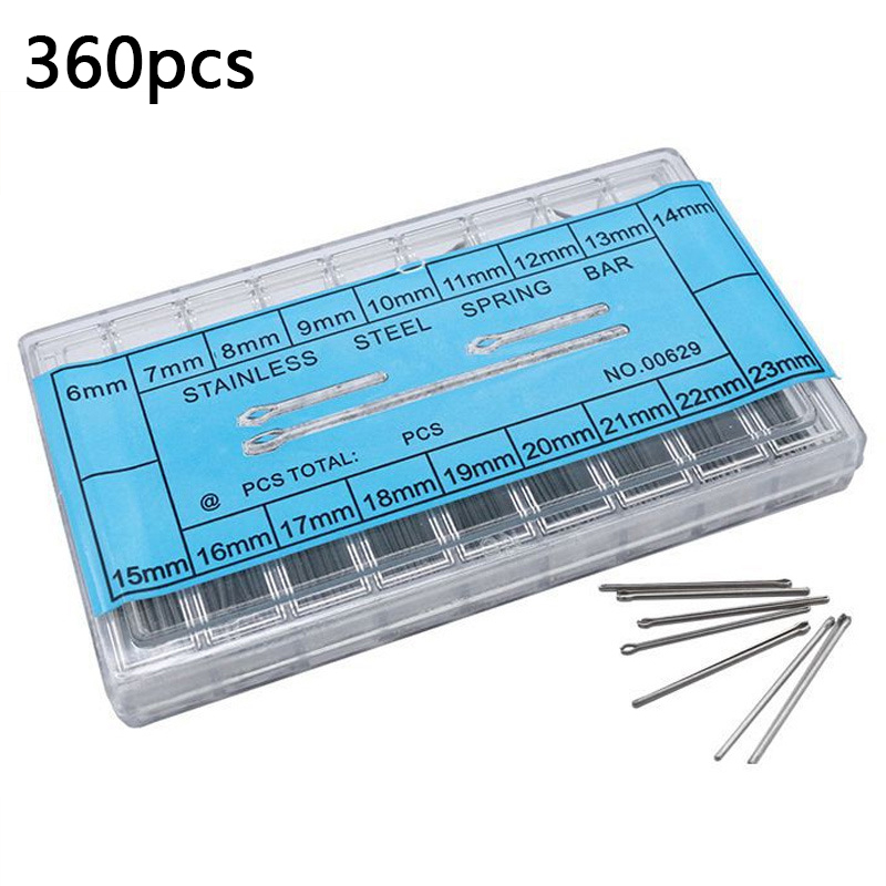 360 peças pinos divididos pino - Spring Bar Tool Set avaliação e preço