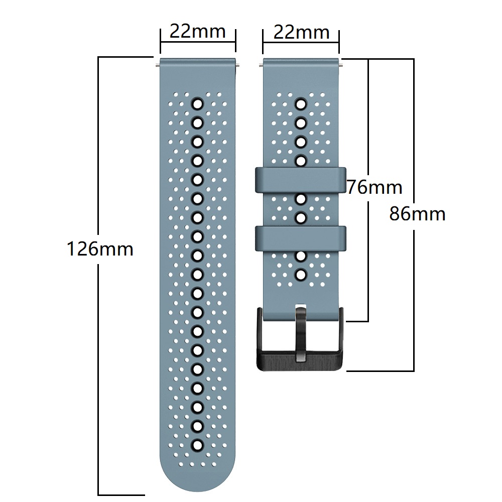 Pulseira de silicone de 22mm p - Silicone Watch Band 22Mm avaliação e preço