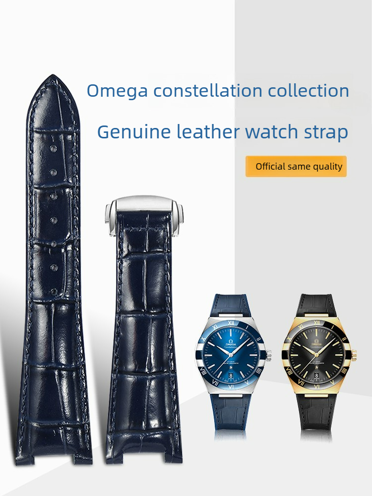 Pulseira de couro masculina, a - Omega Watch Constellation avaliação e preço