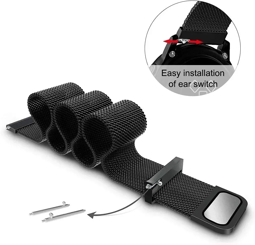 18mm pulseira de laço milanês  - Milanese Loop Magnetic avaliação e preço