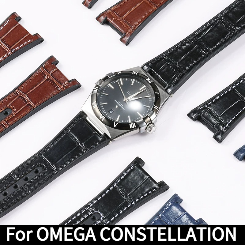 Pulseira de relógio de couro g - Omega Watch Constellation avaliação e preço