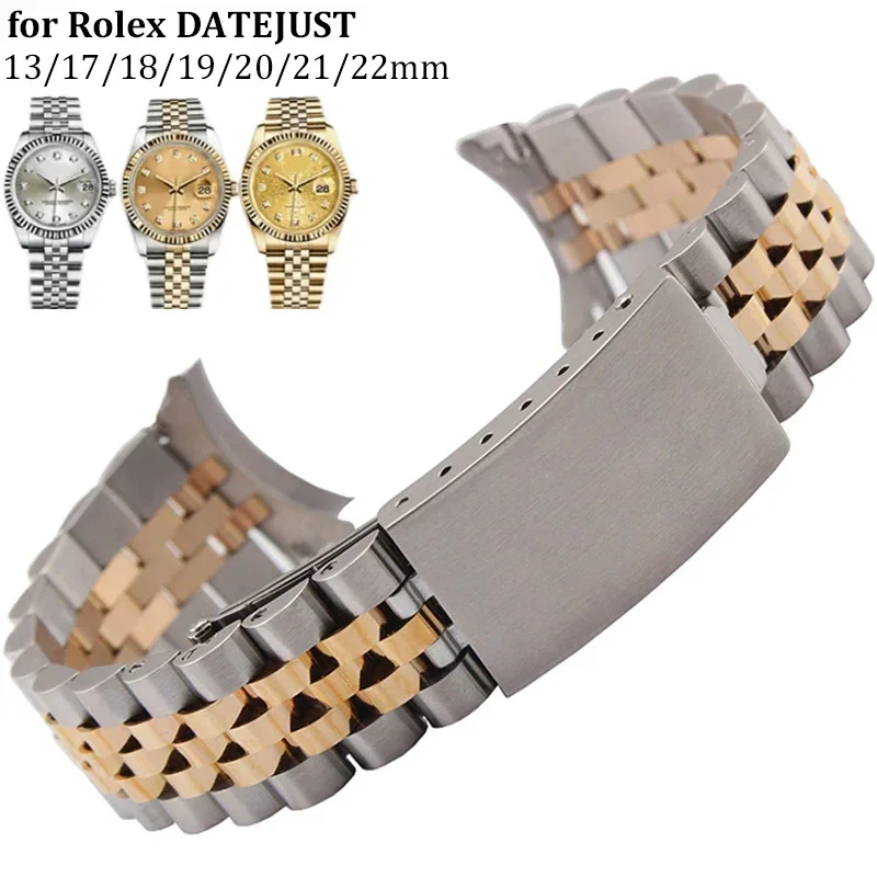 Pulseira de aço inoxidável par - Rolex Watch Datejust avaliação e preço