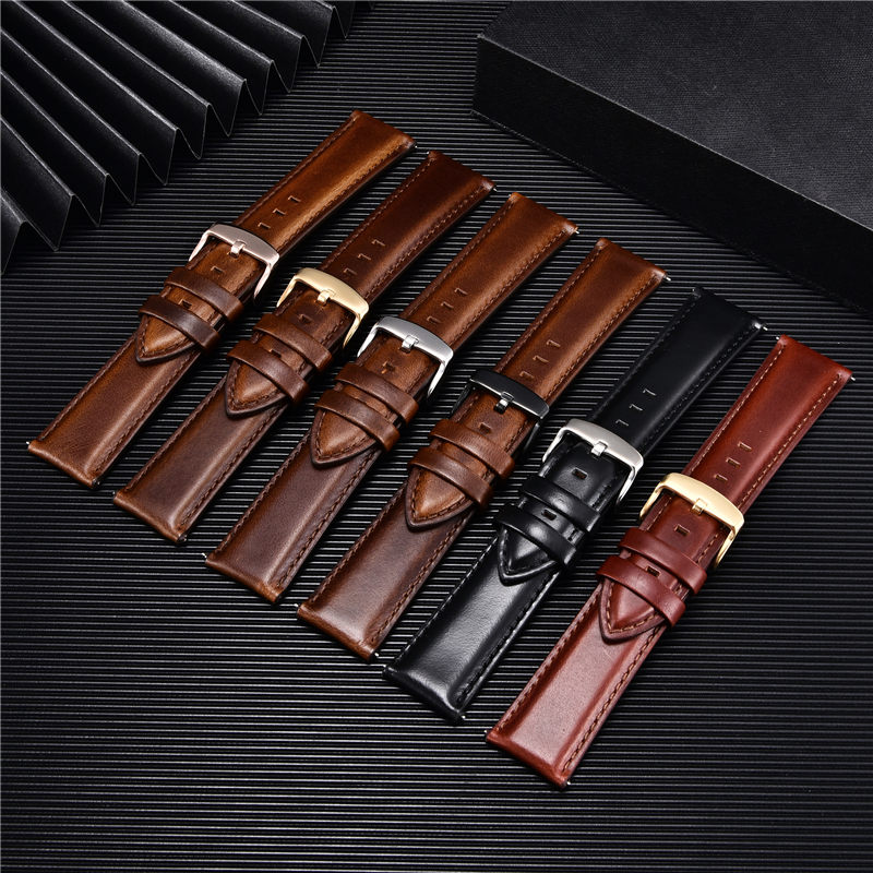 Pulseira de relógio de couro g - Leather Strap Quick Release avaliação e preço