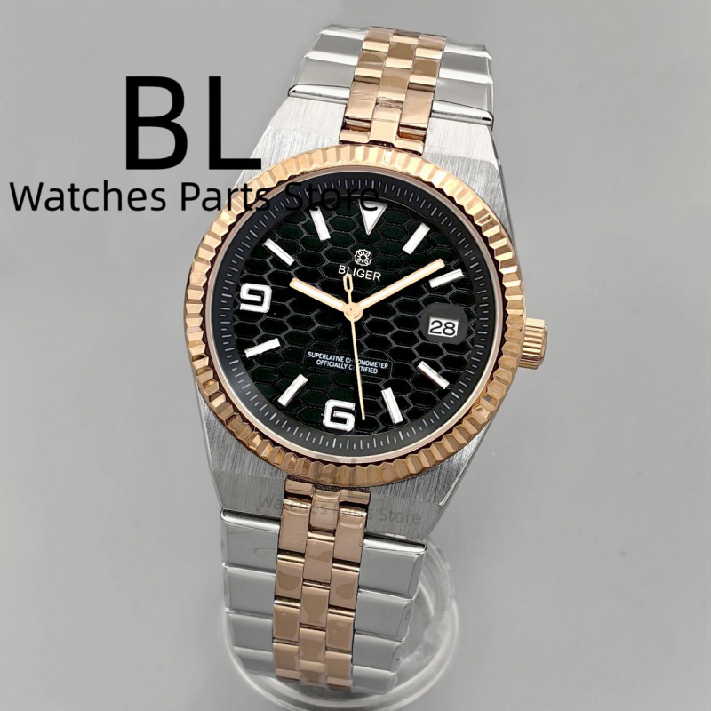 Bliger 36mm40mm luxo dois tons - Rolex Watch Datejust avaliação e preço