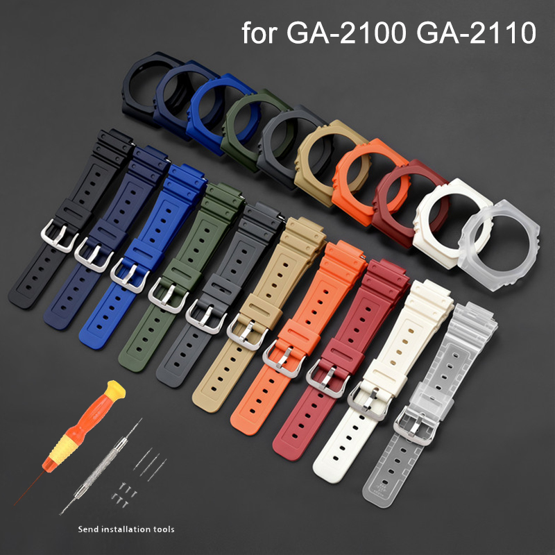 Caixa de pulseira de relógio d - Casio Watch G-Shock Ga-2100 avaliação e preço