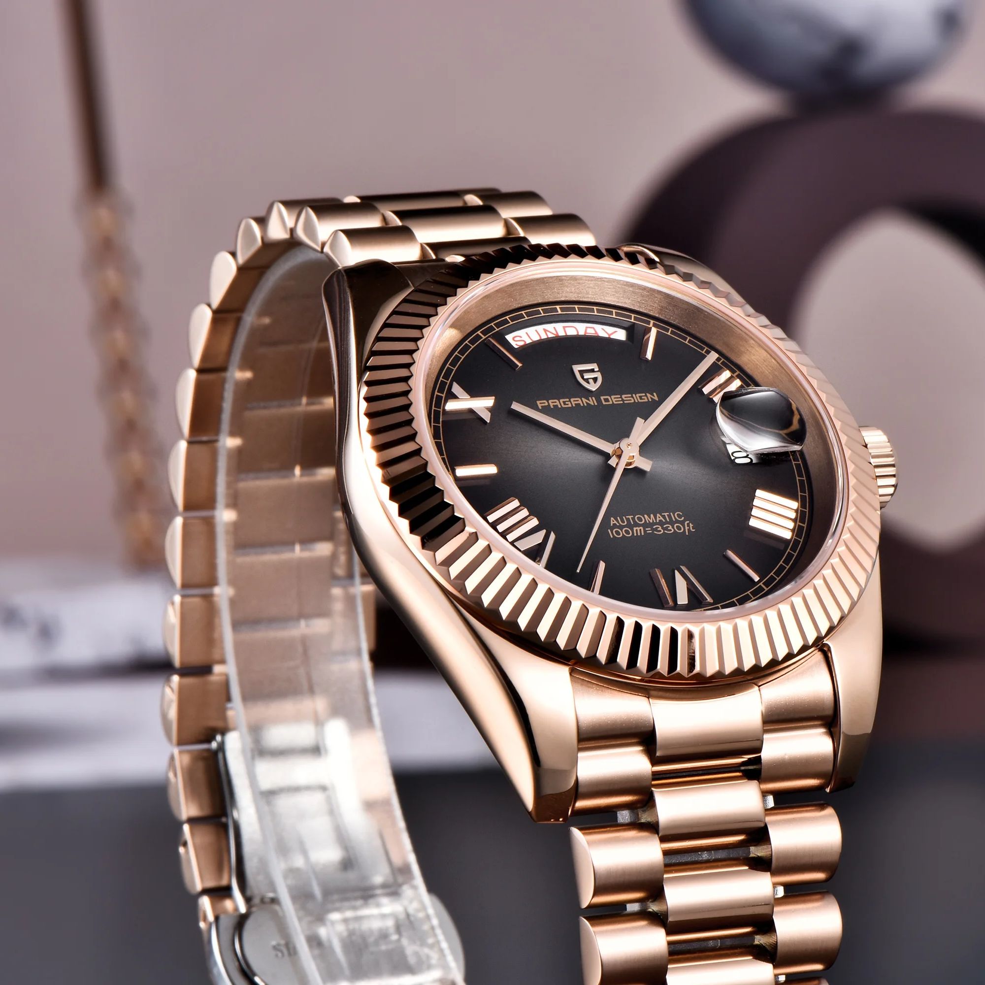 Pagani design dd40 ouro rosa r - Rolex Watch Datejust avaliação e preço