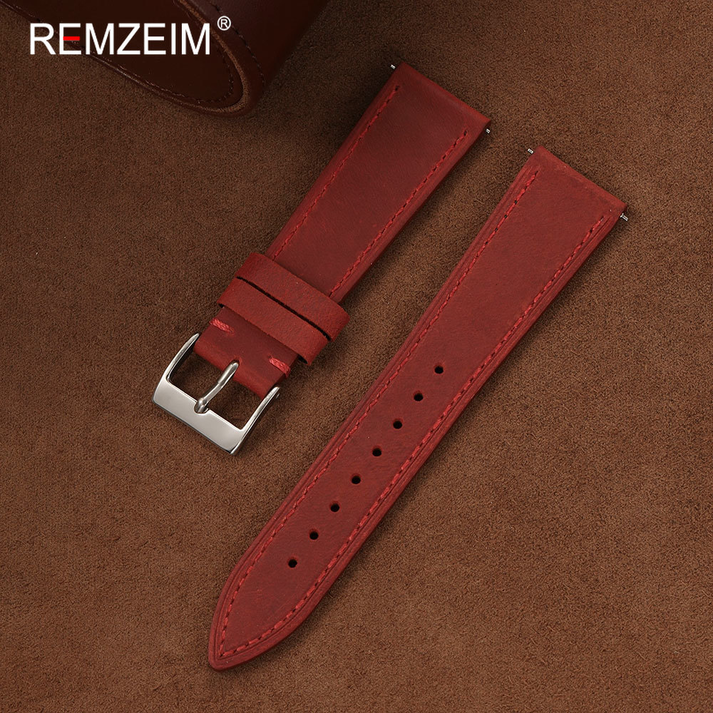 Pulseira de Couro Vintage Craz - Leather Strap Quick Release avaliação e preço