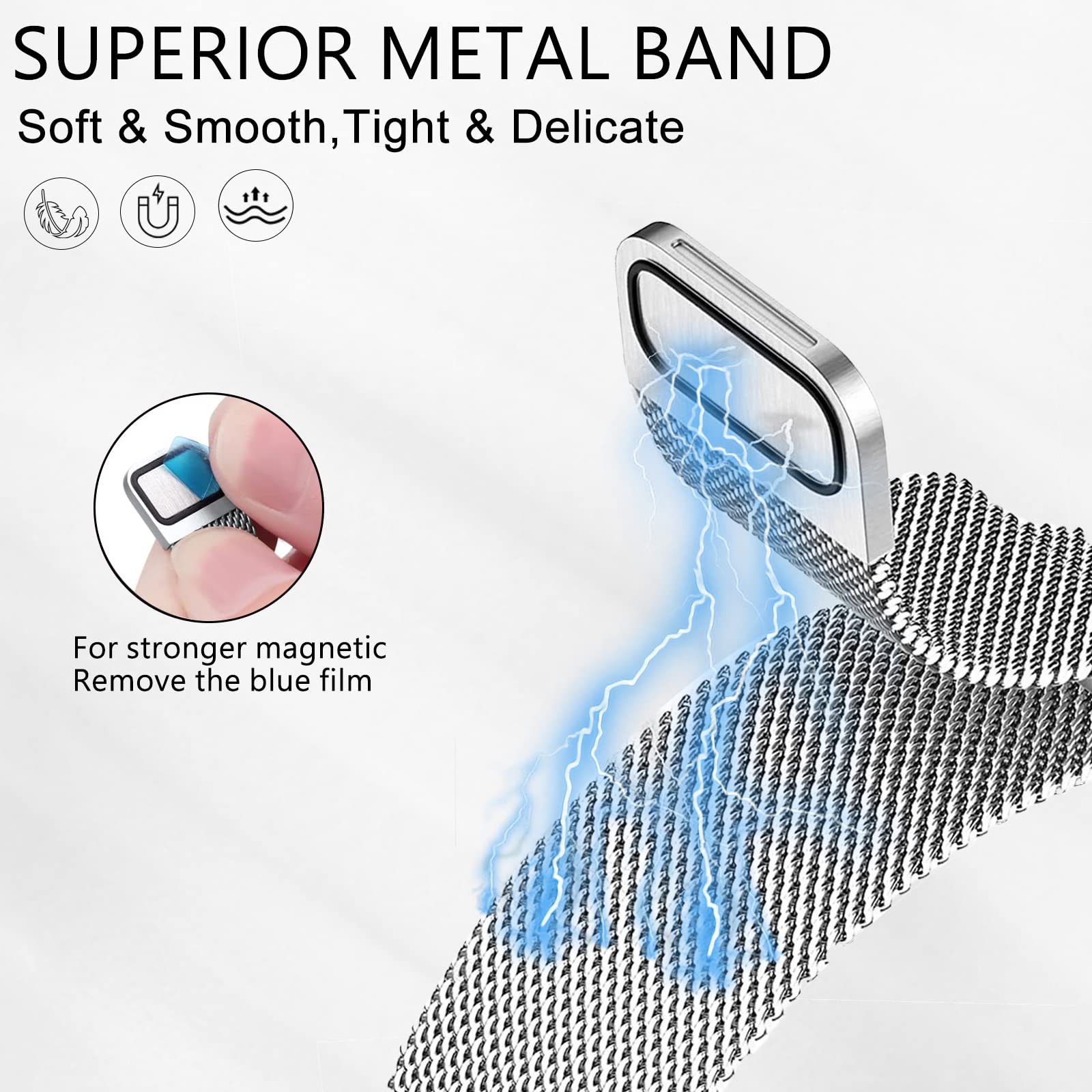 Pulseira de substituição Milan - Milanese Loop Magnetic avaliação e preço