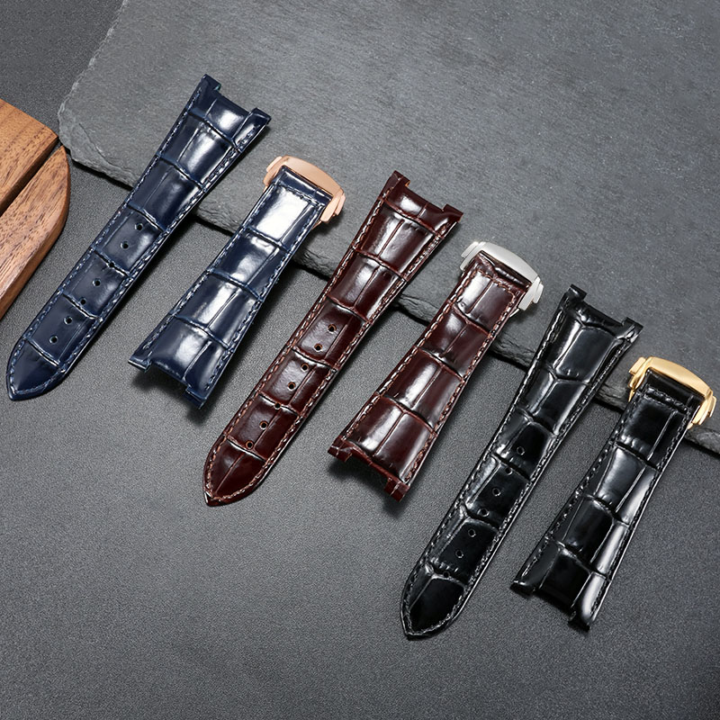 Pulseira de couro genuíno para - Omega Watch Constellation avaliação e preço