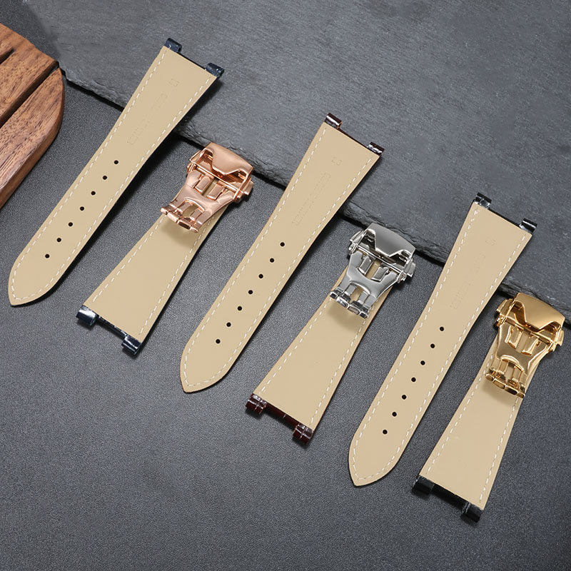 Pulseira de couro genuíno para - Omega Watch Constellation avaliação e preço