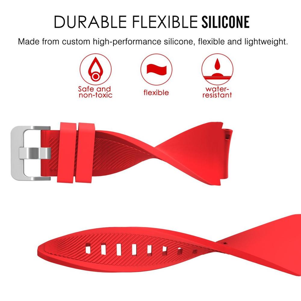Pulseira de silicone para reló - Silicone Watch Band 22Mm avaliação e preço