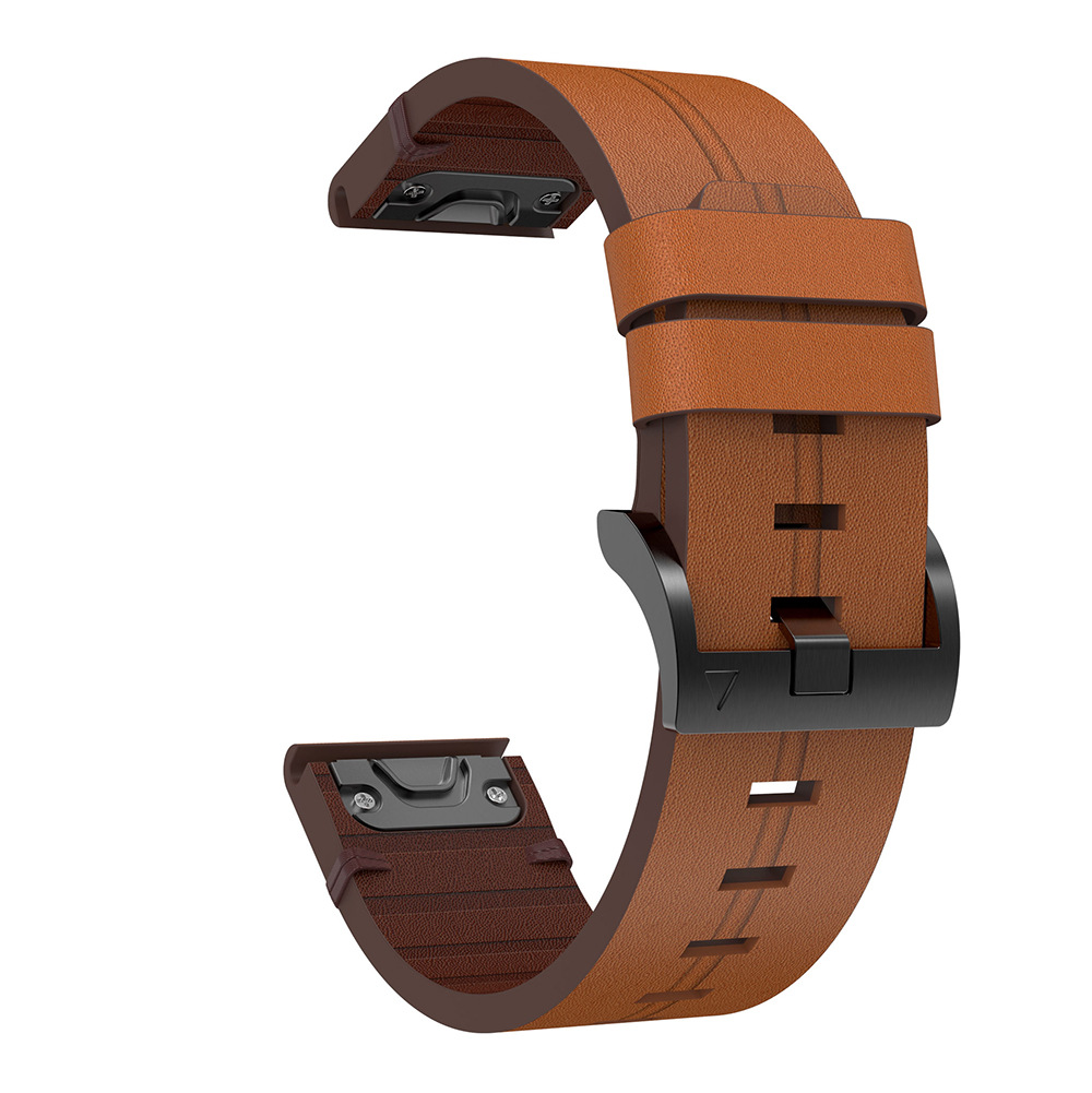 Pulseira de couro genuíno quic - Leather Strap Quick Release avaliação e preço